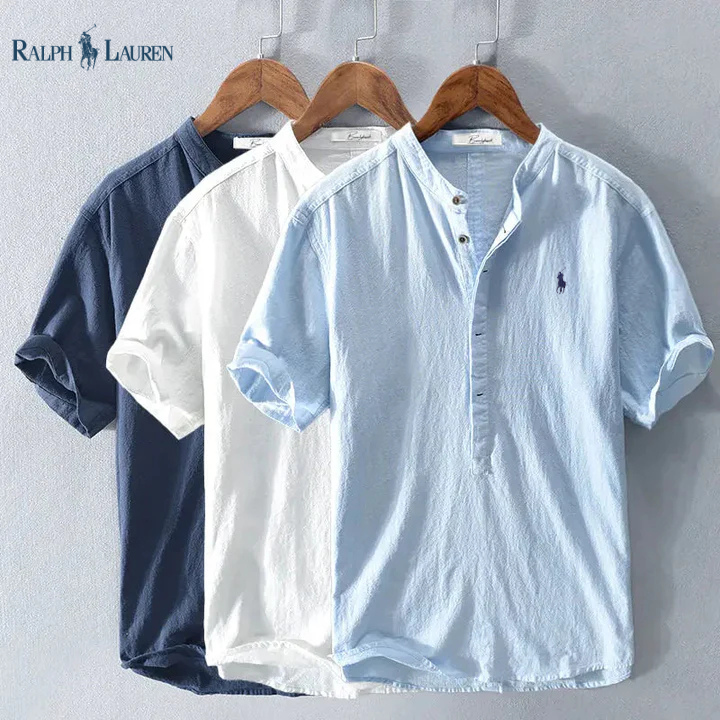 Ralph Lauren | Sommerliches Leinenhemd – Premium-Herrenstil