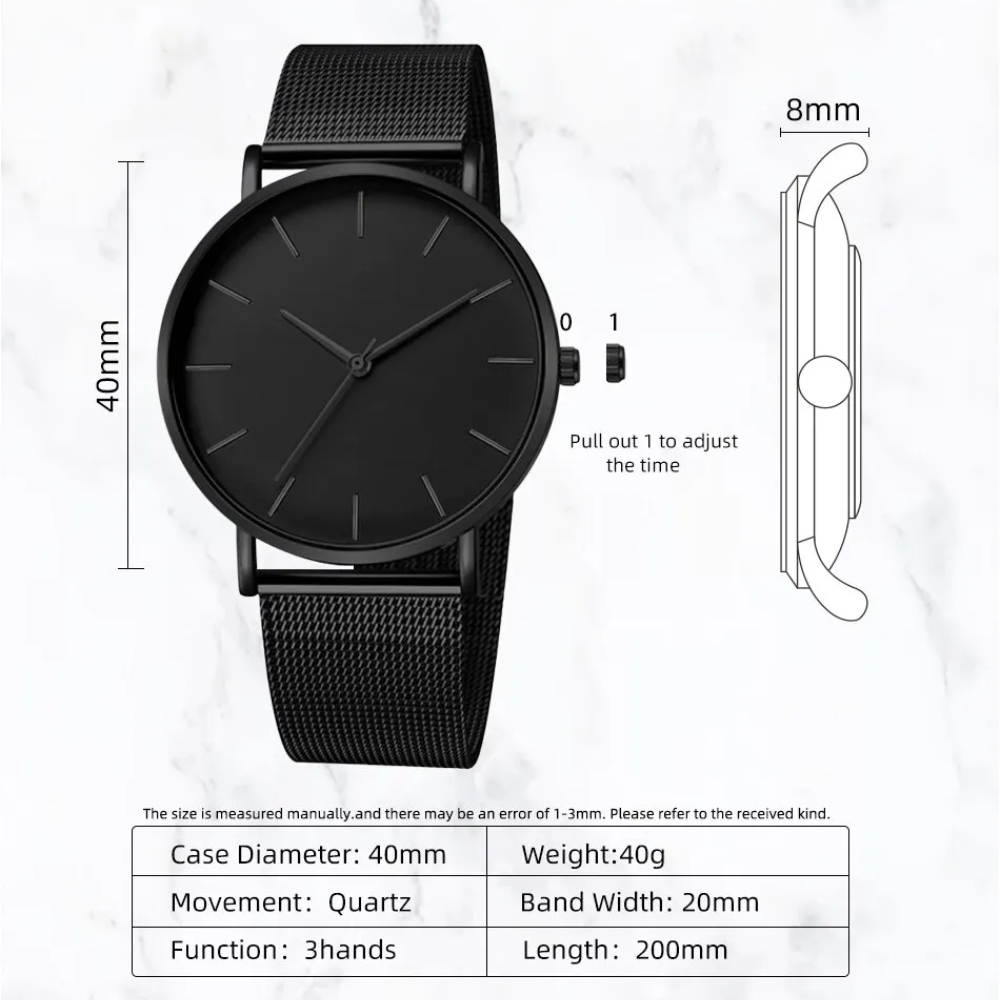 Die minimalistische Uhr „Monarch“