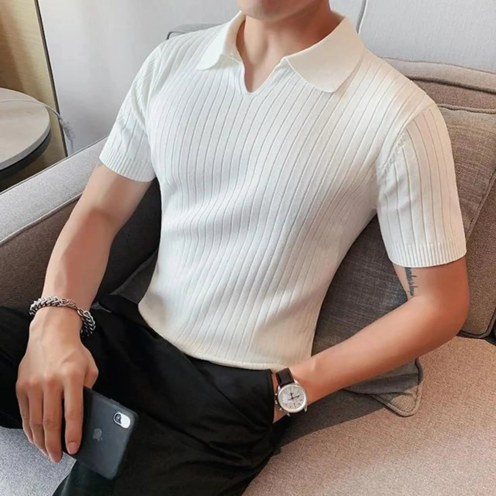 Das Monarch Vintage Slim Fit Poloshirt