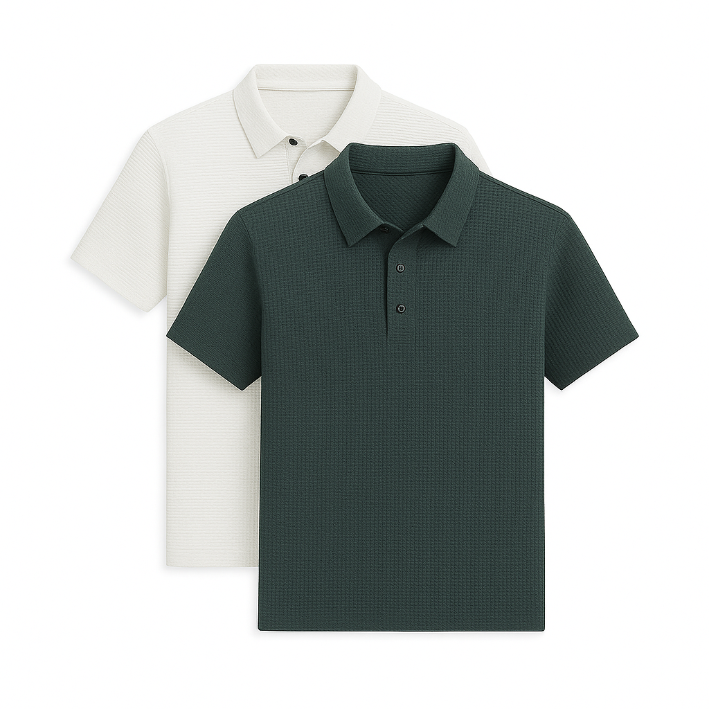 Ultrafrisches Silk Ice Poloshirt (2er-Pack + kostenlose Uhr)