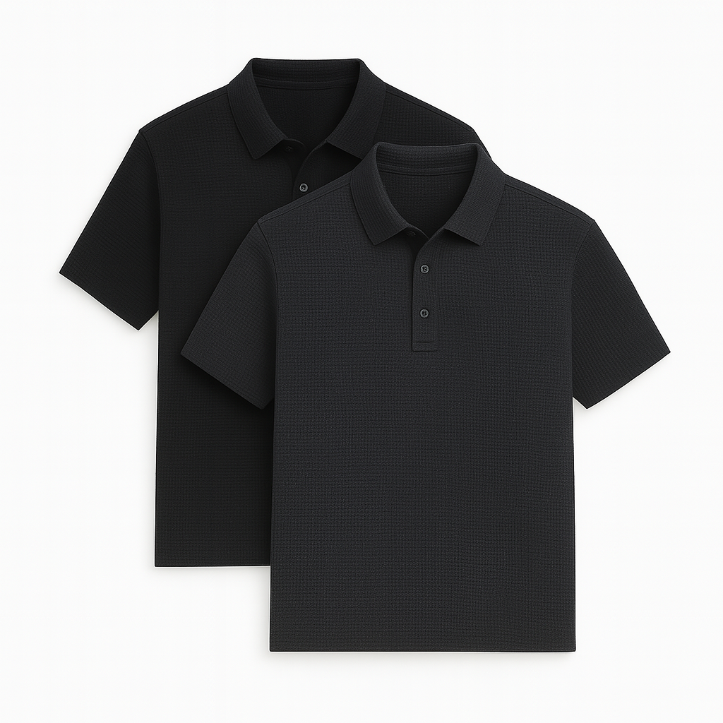 Ultrafrisches Silk Ice Poloshirt (2er-Pack + kostenlose Uhr)