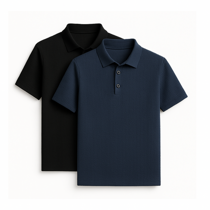 Ultrafrisches Silk Ice Poloshirt (2er-Pack + kostenlose Uhr)