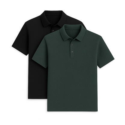 Ultrafrisches Silk Ice Poloshirt (2er-Pack + kostenlose Uhr)