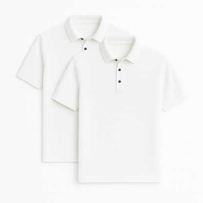 Ultrafrisches Silk Ice Poloshirt (2er-Pack + kostenlose Uhr)