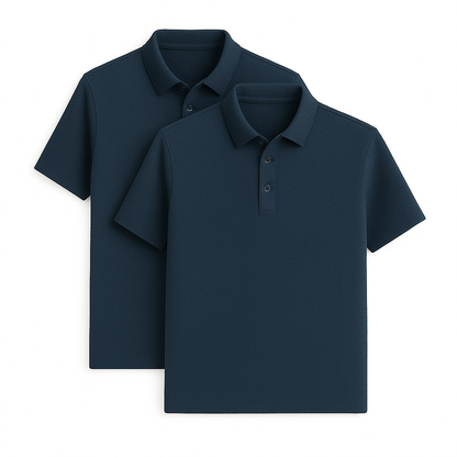 Ultrafrisches Silk Ice Poloshirt (2er-Pack + kostenlose Uhr)
