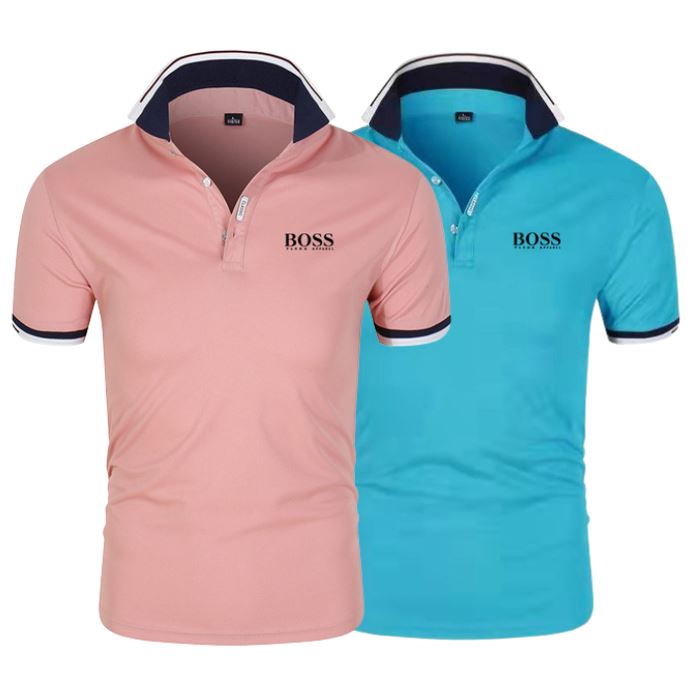 [1 KAUFEN, 2 BEKOMMEN] 2er-Pack Essential Boss Poloshirts